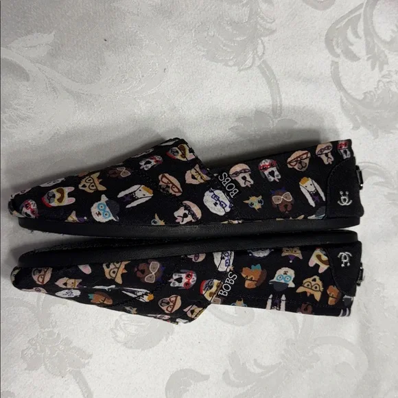 Bobs “made for dogs” by Skechers black casual slip on canvas shoes. Size 8 - Picture 4 of 9